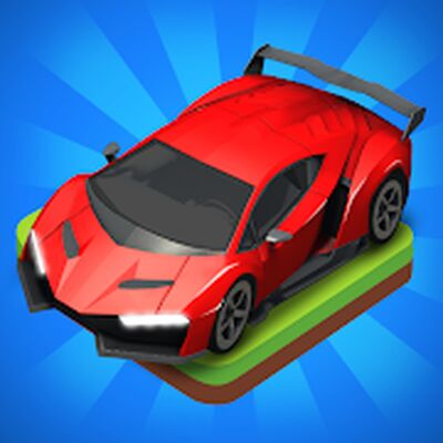 Скачать взломанную Merge Car game idle tycoon [Много денег] MOD apk на Андроид
