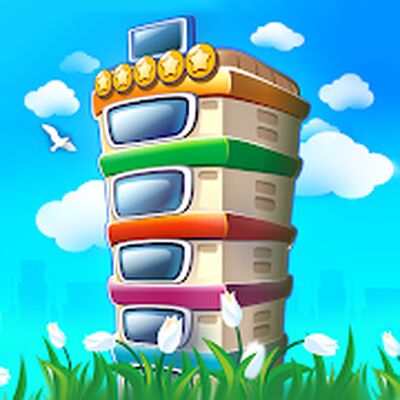 Скачать взломанную Небоскреб Мечты: башня и город [Мод меню] MOD apk на Андроид