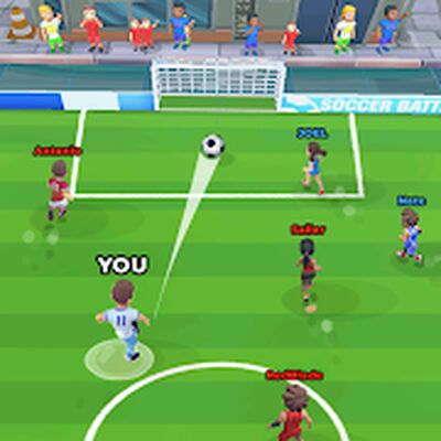 Скачать взломанную Футбольная битва (Soccer Battle) [Много денег] MOD apk на Андроид