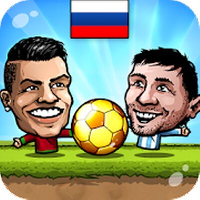 Скачать взломанную Кукольный футбол - Футбол [Много денег] MOD apk на Андроид