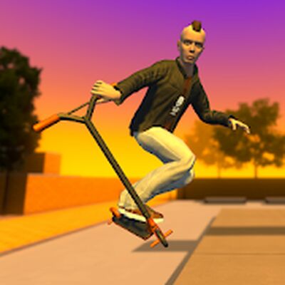 Скачать взломанную Street Lines: Scooter [Бесплатные покупки] MOD apk на Андроид
