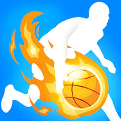 Скачать взломанную Dribble Hoops [Много монет] MOD apk на Андроид