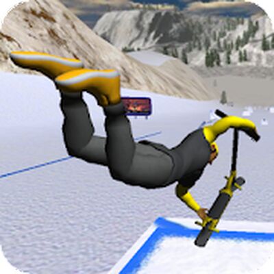 Скачать взломанную Snowscooter Freestyle Mountain [Мод меню] MOD apk на Андроид