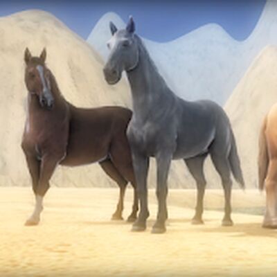 Скачать взломанную Horse racing game [Много денег] MOD apk на Андроид