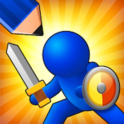 Скачать взломанную Draw Army! - Нарисуй Свою Армию [Много монет] MOD apk на Андроид
