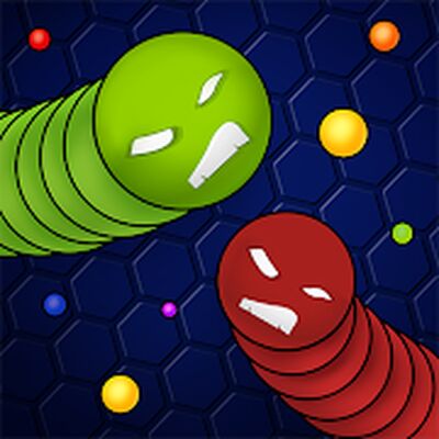 Скачать взломанную Snaky .io - ММО PvP Червячки [Бесплатные покупки] MOD apk на Андроид