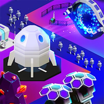Скачать взломанную Space Colony: Космос Кликер [Много монет] MOD apk на Андроид