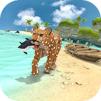 Скачать взломанную Wild Cougar Survival Sim 3D: New Animal Sim Games [Много монет] MOD apk на Андроид