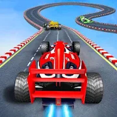 Скачать взломанную Formula Car Stunt Car Simulator - New Car Games 3D [Много монет] MOD apk на Андроид