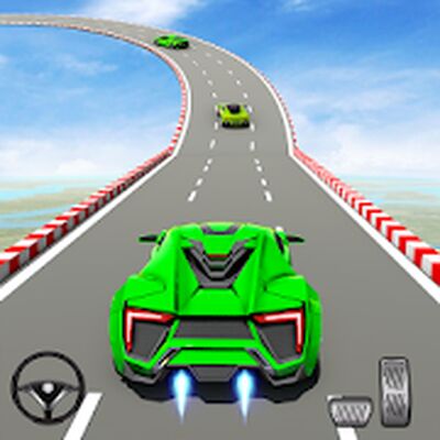 Скачать взломанную Crazy Car Stunts: Car Games [Мод меню] MOD apk на Андроид