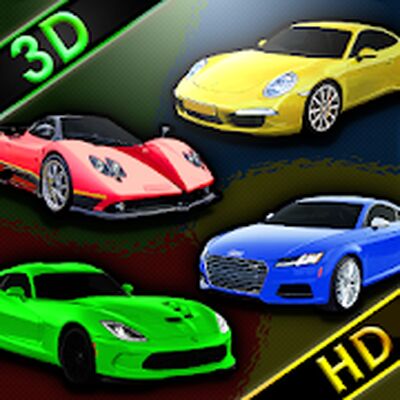 Скачать взломанную Авто викторина 3D [Много монет] MOD apk на Андроид