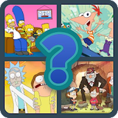 Скачать взломанную Угадай мультсериал [Много монет] MOD apk на Андроид