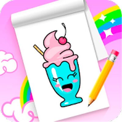 Скачать Как рисовать милую еду [Без рекламы] RU apk на Андроид