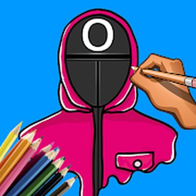Скачать Как рисовать игра в кальмара [Без рекламы] RU apk на Андроид