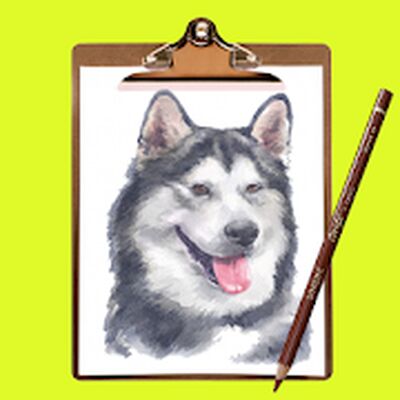 Скачать Как нарисовать собаку поэтапно [Premium] RU apk на Андроид