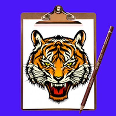 Скачать Как поэтапно рисовать тигров [Premium] RU apk на Андроид