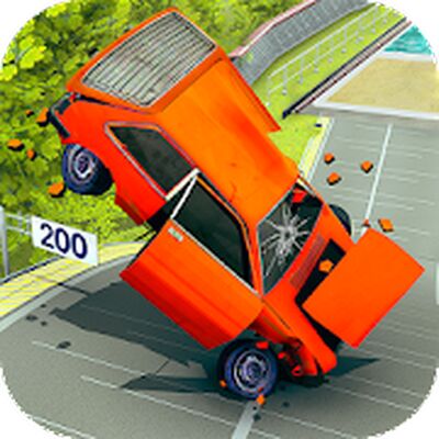 Скачать Car Crash Driving Simulator: Beam Car Jump Arena [Полная версия] RU apk на Андроид