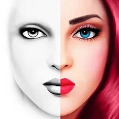 Скачать Download and color: Grayscale MakeUp Face Charts [Без рекламы] RU apk на Андроид