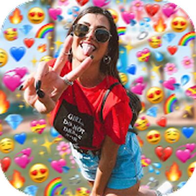 Скачать Emoji Photo Editor [Без рекламы] RU apk на Андроид