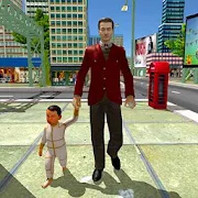 Скачать Виртуальный счастливый папа [Без рекламы] RUS apk на Андроид