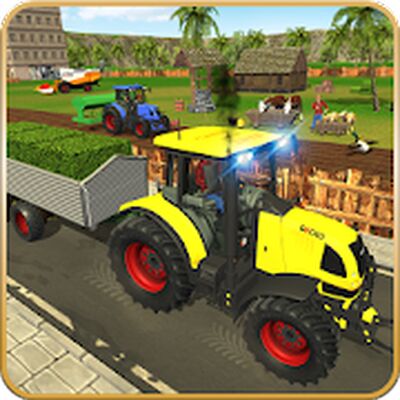 Скачать Virtual Farmer Tractor: Modern Farm Animals Game [Unlocked] RUS apk на Андроид