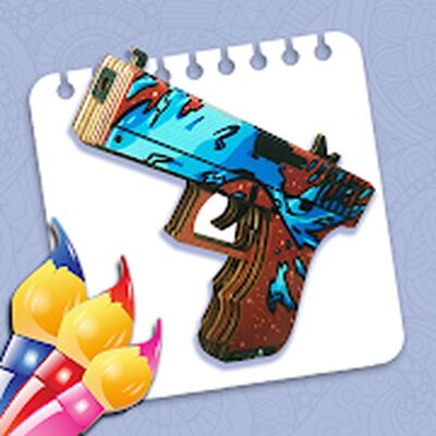 Скачать CS GO раскраска игра - раскрась игрушки [Полная версия] RU apk на Андроид