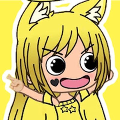 Скачать Gacha Stickers to chat with friends [Unlocked] RUS apk на Андроид