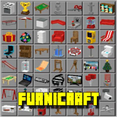 Скачать Furnicraft Addon for MCPE [Без рекламы] RU apk на Андроид
