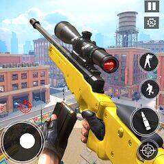 Скачать взломанную снайпер войнушки оффлайн контр [Много монет] MOD apk на Андроид
