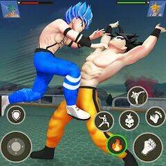 Скачать взломанную Anime Fighting Game [Много денег] MOD apk на Андроид