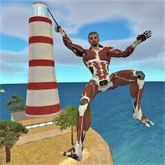 Скачать взломанную Rope Hero 3 [Много монет] MOD apk на Андроид
