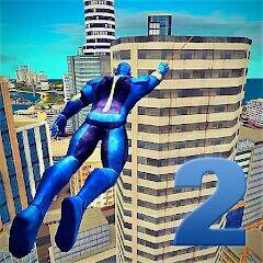 Скачать взломанную Rope Hero: Mafia City Wars [Много монет] MOD apk на Андроид
