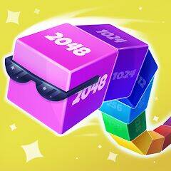 Скачать взломанную Cube Arena 2048 — змейка числа [Бесплатные покупки] MOD apk на Андроид
