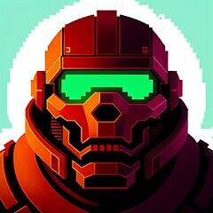 Скачать взломанную Doomsday pixel shooter 3d [Много монет] MOD apk на Андроид
