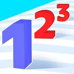 Скачать взломанную Number Master: Run and merge [Много денег] MOD apk на Андроид
