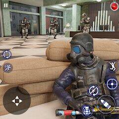 Скачать взломанную Современные коммандос FPS игры [Много монет] MOD apk на Андроид