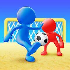 Скачать взломанную Super Goal - Стикмен Футбол [Много денег] MOD apk на Андроид