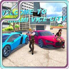 Скачать взломанную Crime City - Miami Vice City - [Бесплатные покупки] MOD apk на Андроид