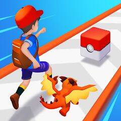 Скачать взломанную Merge Run Pocketmon 3D Battle [Много денег] MOD apk на Андроид