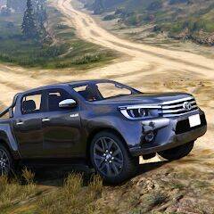 Скачать взломанную Toyota Hilux 4x4 Mountain Ride [Бесплатные покупки] MOD apk на Андроид