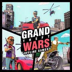 Скачать взломанную Gangster Car Theft Wars Games [Мод меню] MOD apk на Андроид