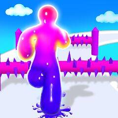 Скачать взломанную Blob Dash - бесконечный бегун [Много монет] MOD apk на Андроид