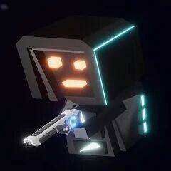 Скачать взломанную Кубический защитник: пушки! [Много монет] MOD apk на Андроид