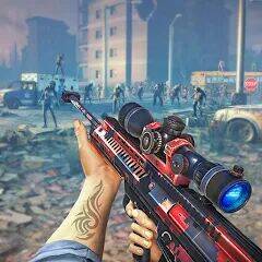 Скачать взломанную Зомби игры 2023: 3d fps война [Много денег] MOD apk на Андроид