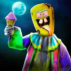 Скачать взломанную Crazy Ice Scream Freaky Clown [Много денег] MOD apk на Андроид
