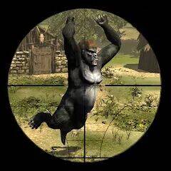 Скачать взломанную Gorilla Hunter: Охотничьи игры [Много монет] MOD apk на Андроид