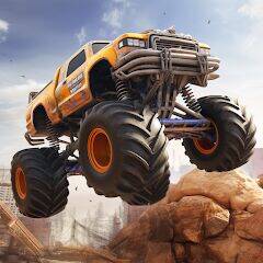 Скачать взломанную Monster Truck Stunt-Derby Game [Бесплатные покупки] MOD apk на Андроид