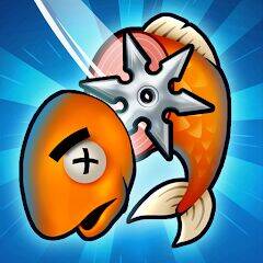 Скачать взломанную Ninja Fishing [Бесплатные покупки] MOD apk на Андроид