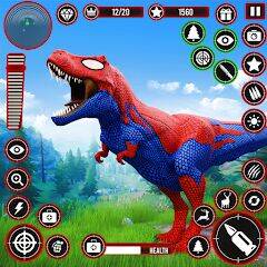 Скачать взломанную Real Dino Hunting Gun Games [Много денег] MOD apk на Андроид