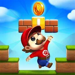Скачать взломанную Super Run World: Go Jump Bro [Бесплатные покупки] MOD apk на Андроид